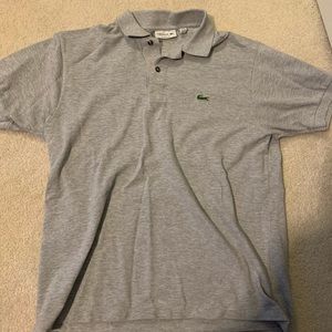 Lacoste grey polo shirt